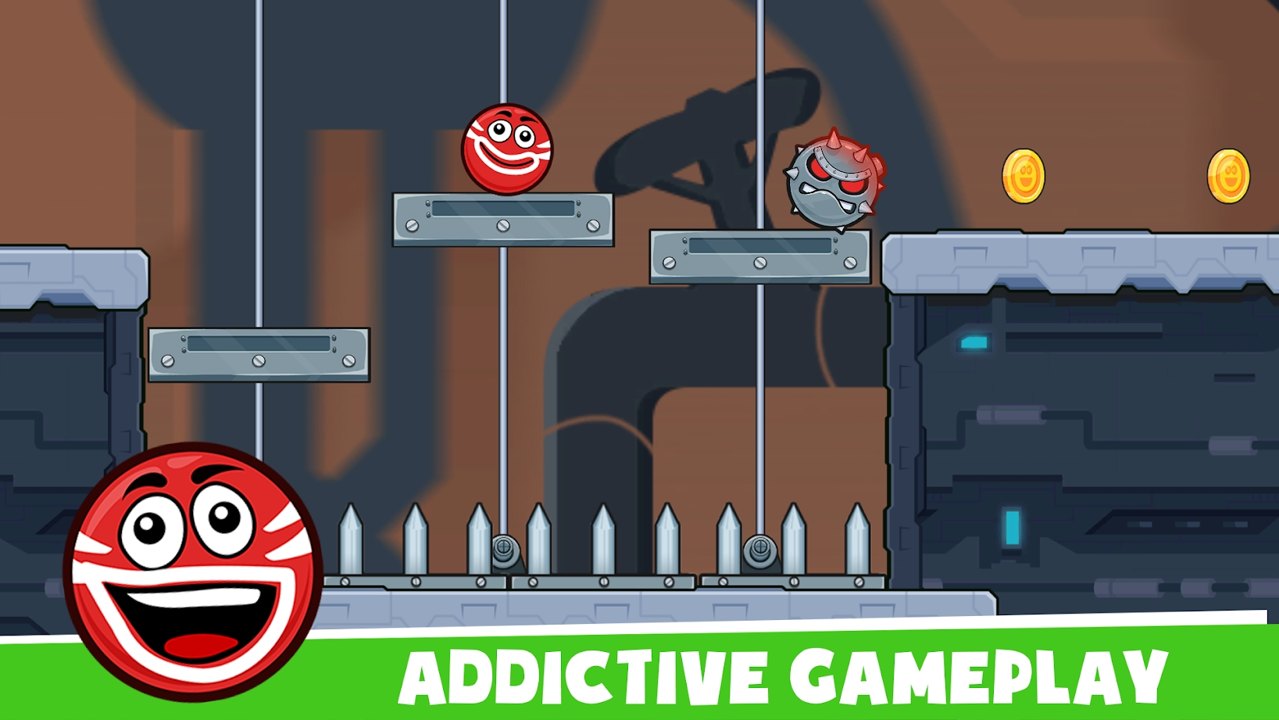 红色弹跳球6无限金币版 红色弹跳球6无限金币版