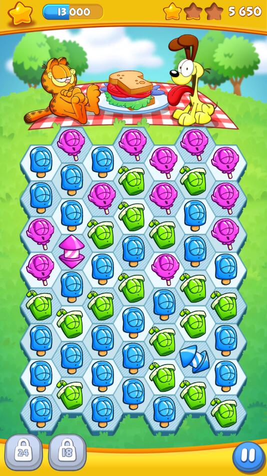 加菲猫小吃时间(大量金币生命) 加菲猫小吃时间(大量金币生命)