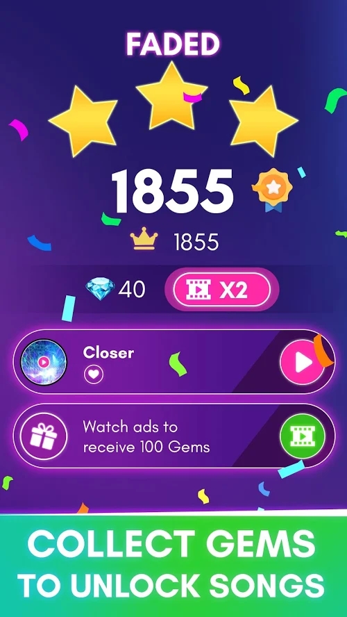 Beat Roller(节奏摇滚无限钻石破解版)1.33免广告版截图2