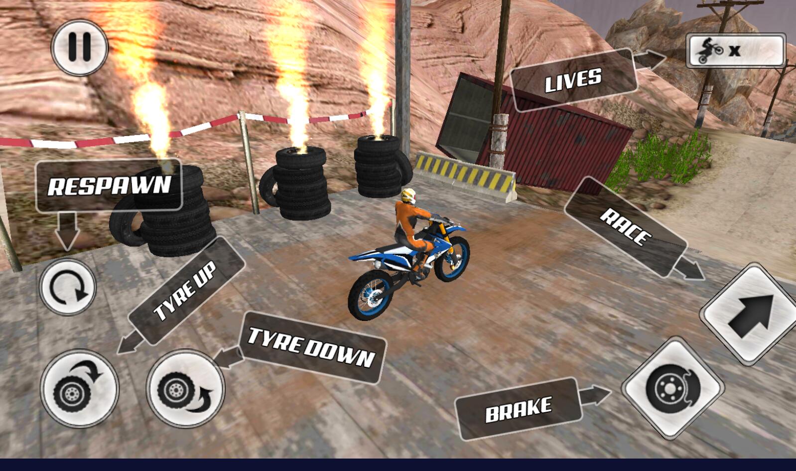 Rise of Trial Bike 3D(试用自行车极端特技安卓版)1.0单机版截图0