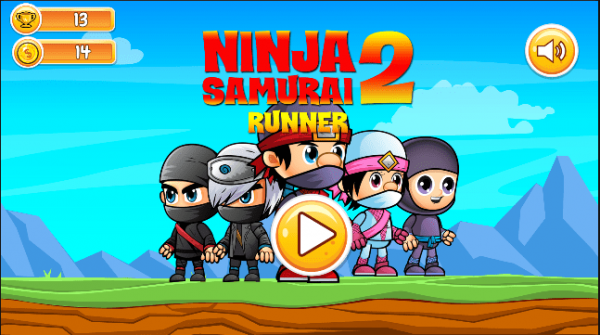 Ninja Samurai Runner 2(忍者武士跑酷2官方版)1.0最新版截图1
