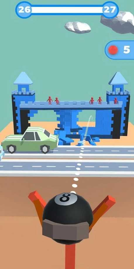 Slingshot(弹弓扣杀无限金币破解版)1.2.7内购版截图0