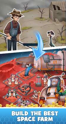 Idle Space Farm(闲置太空农场无限金币版)截图3