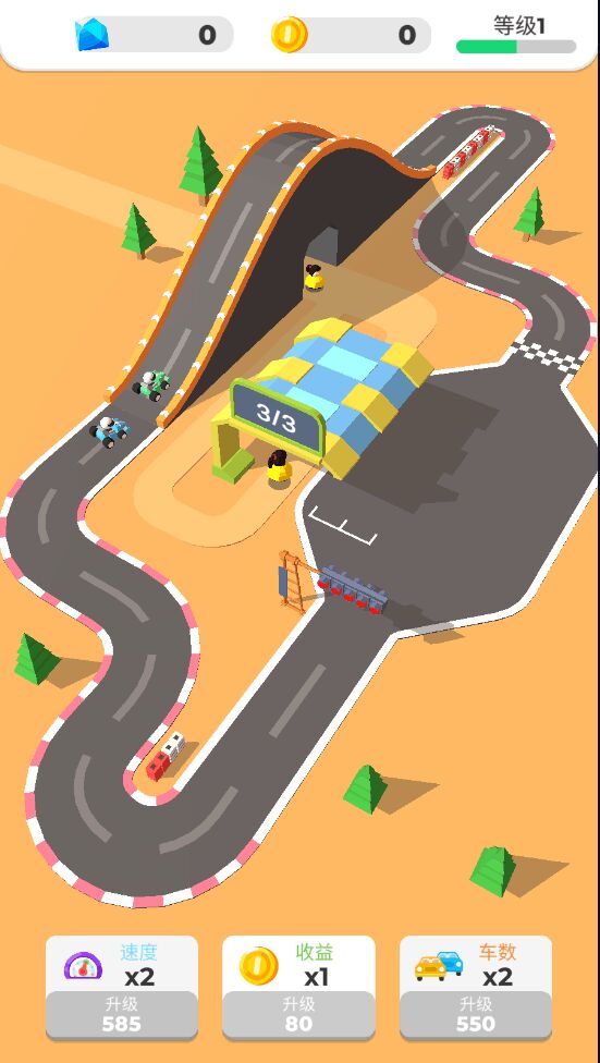 Idle Kart Tycoon(空闲卡丁车大亨安卓版)1.0.1最新版截图0