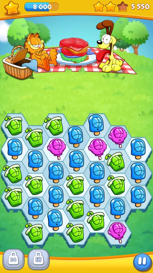 加菲猫小吃时间(大量金币生命)1.22.1破解版截图2