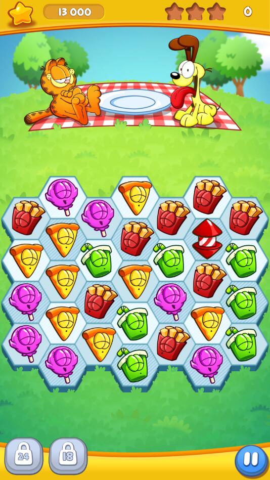 加菲猫小吃时间(大量金币生命)1.22.1破解版截图0