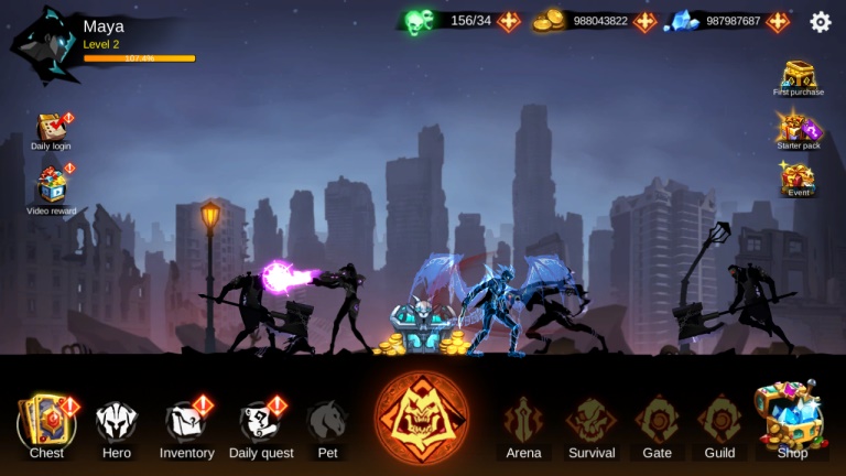 Shadow Lord(��Ӱ�������޽����ʯ��)0.4��׿���ͼ0