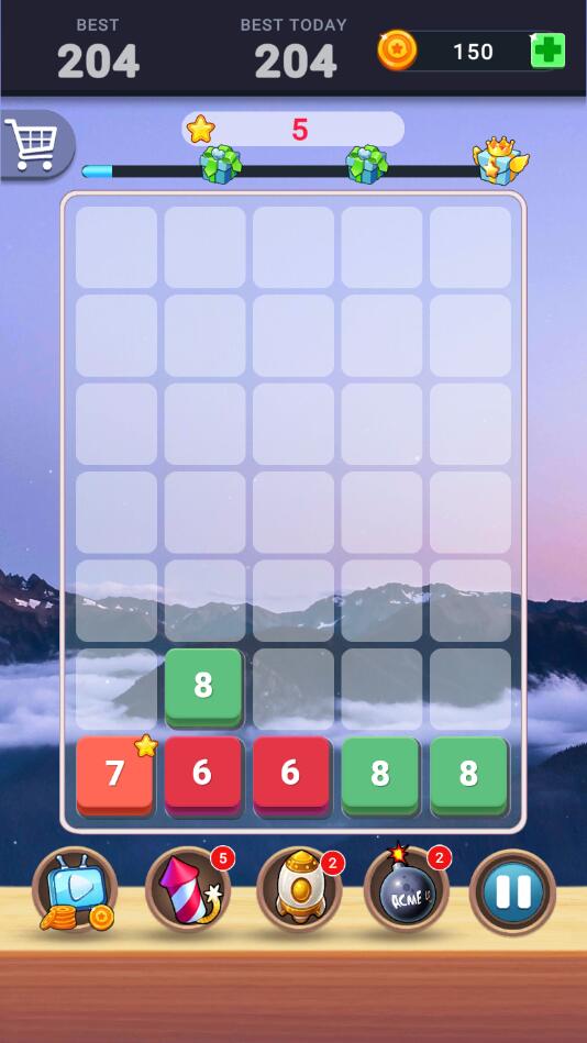 合并加号数字拼图(使用道具不减)1.0.9无限金币版截图1
