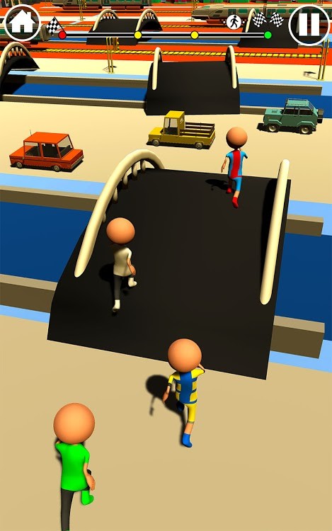 Road Rush Fun Race Game 3D(公路冲刺趣味赛3D手机版)1安卓版截图1