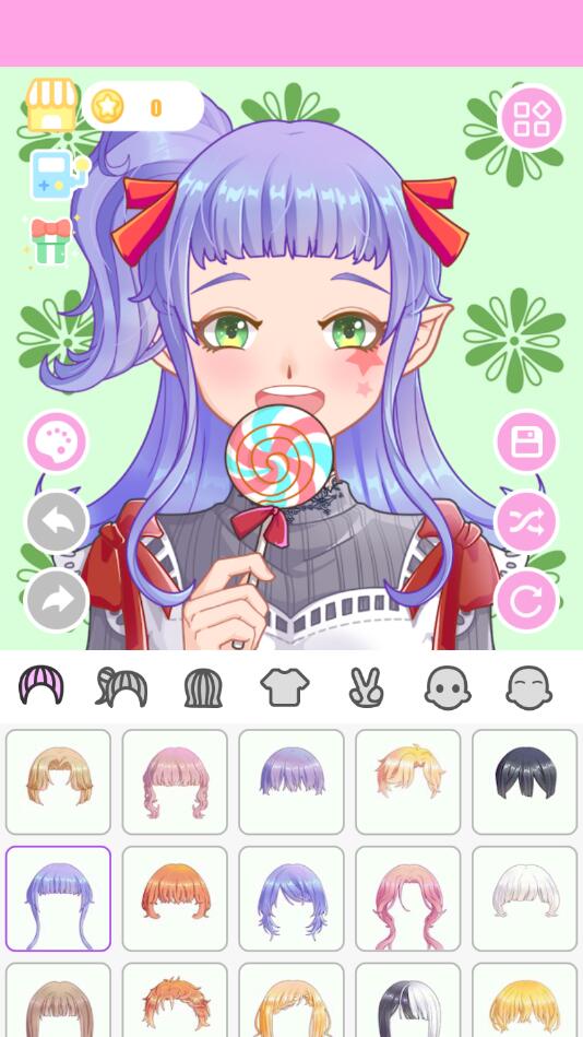 可爱的动漫女孩换装平台(解锁全部装扮)1.0.3最新版截图0