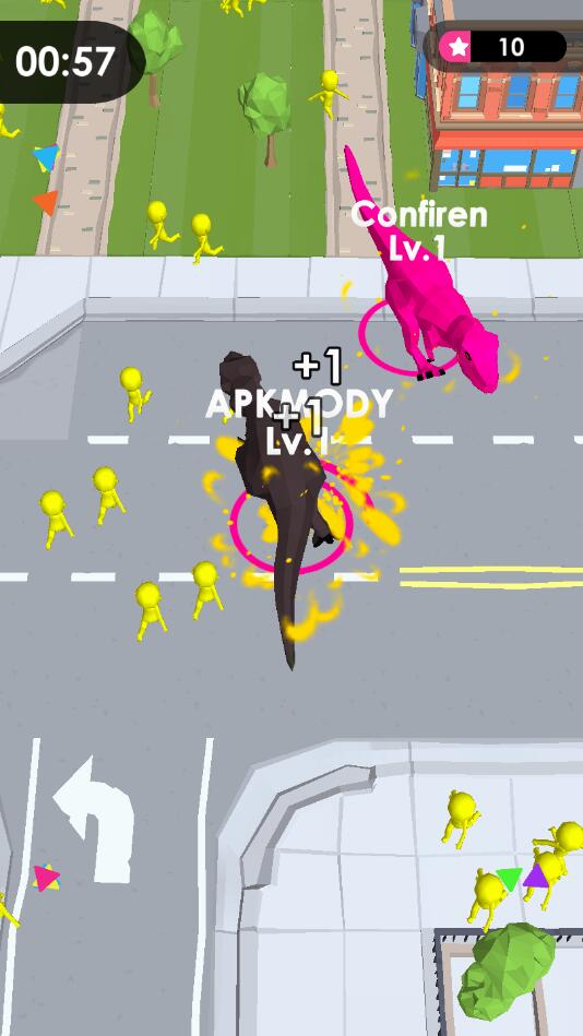 Dinosaur Rampage(恐龙横行无限金币版)4.3.0免费版截图2