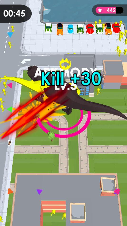 Dinosaur Rampage(恐龙横行无限金币版)4.3.0免费版截图1