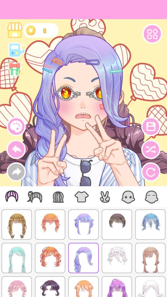 可爱的动漫女孩换装平台(解锁全部装扮)1.0.3最新版截图3