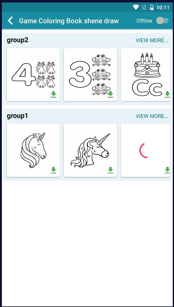 Game Coloring Book shene draw(着色书光泽绘制单机版)2.2最新版截图1