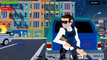 Polygon Cover Shooter City Police Vs Mob Warоڻȫؿƽͼ0