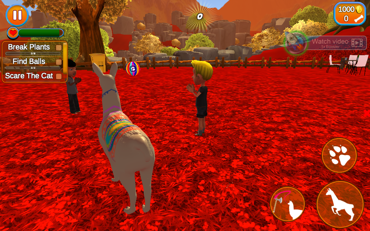 Llama Simulator(羊驼模拟器内购破解版)1.4无限骨头版截图0