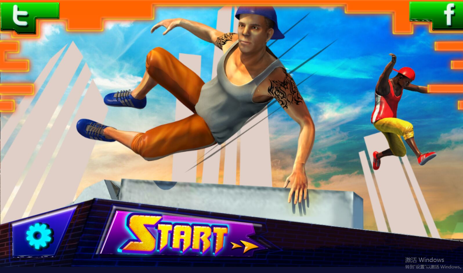City Parkour Sprint Runner 3D(���й�԰���ܱ���3d��׿��)1.1�ٷ����ͼ1