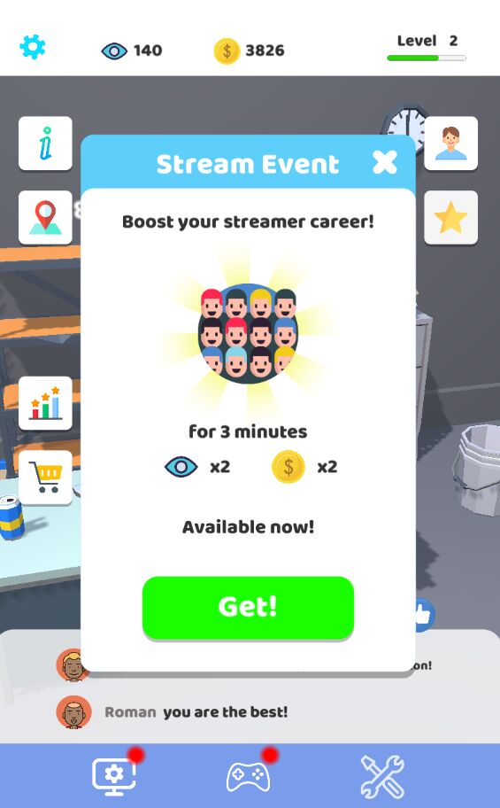 放置主播无限金币版 放置主播无限金币版