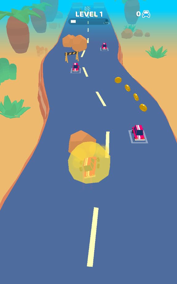 Mad Cars(疯狂的汽车免广告版)1.5.5破解版截图1