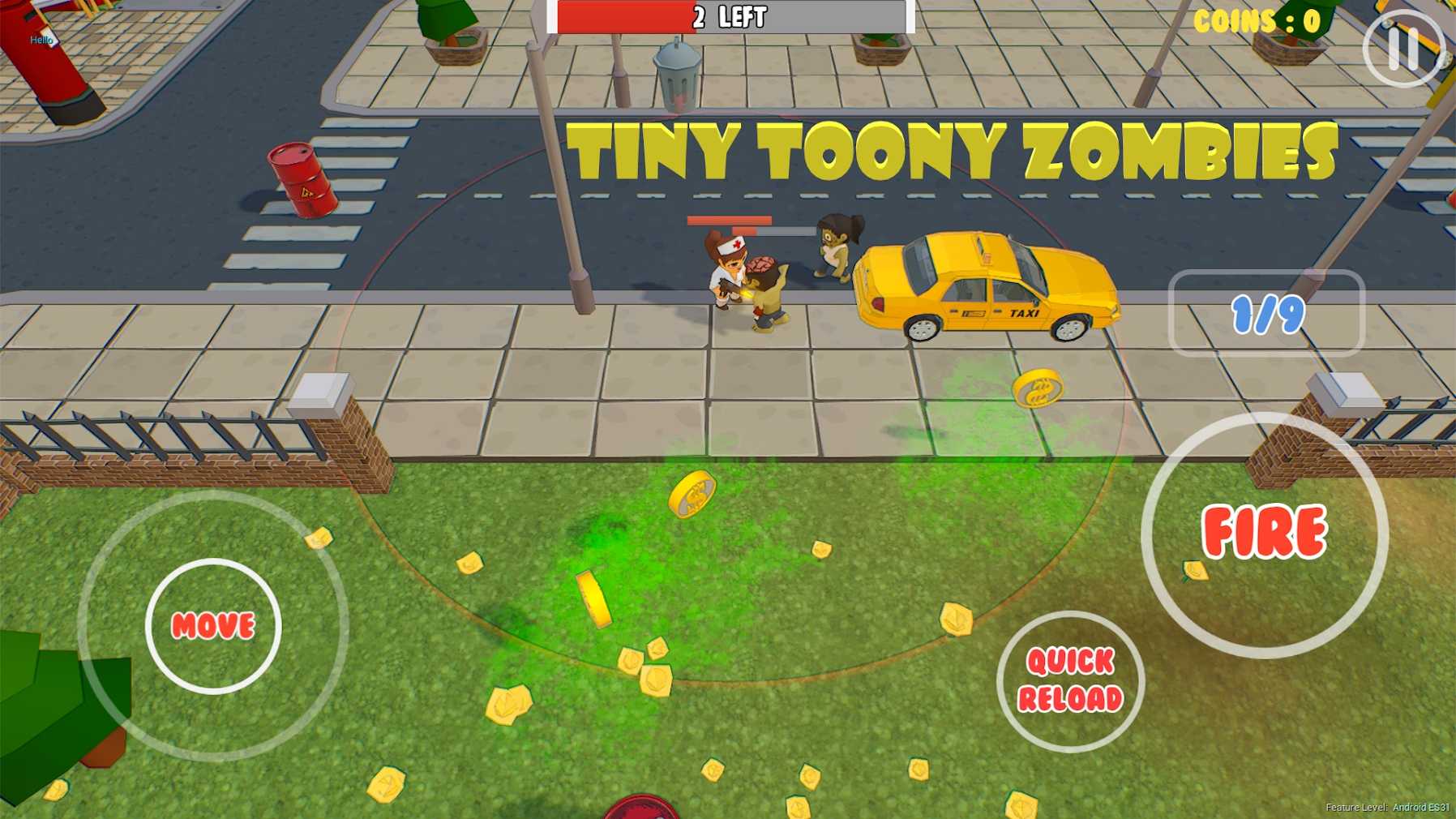 Tiny Toony Zombies(小小部队僵尸单机版)1.0手机版截图1