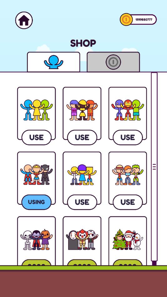 Rope Puzzle(火柴人救援无限金币版)1.0.34去广告版截图2