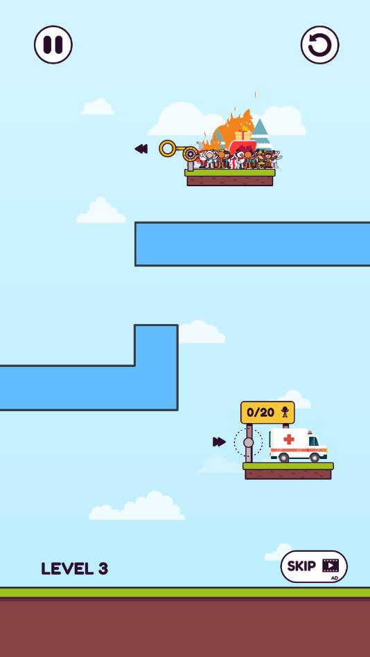 Rope Puzzle(火柴人救援无限金币版)1.0.34去广告版截图0