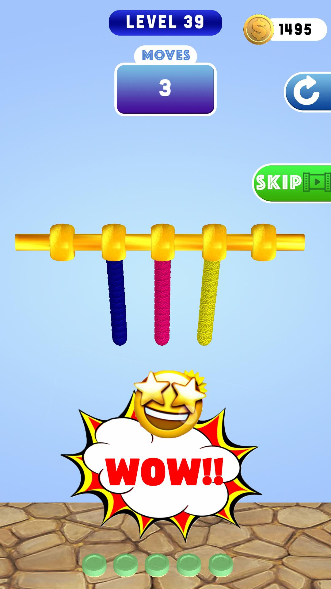 Untangle Rope 3D(解缠绳3D无限金币版)0.8破解版截图3