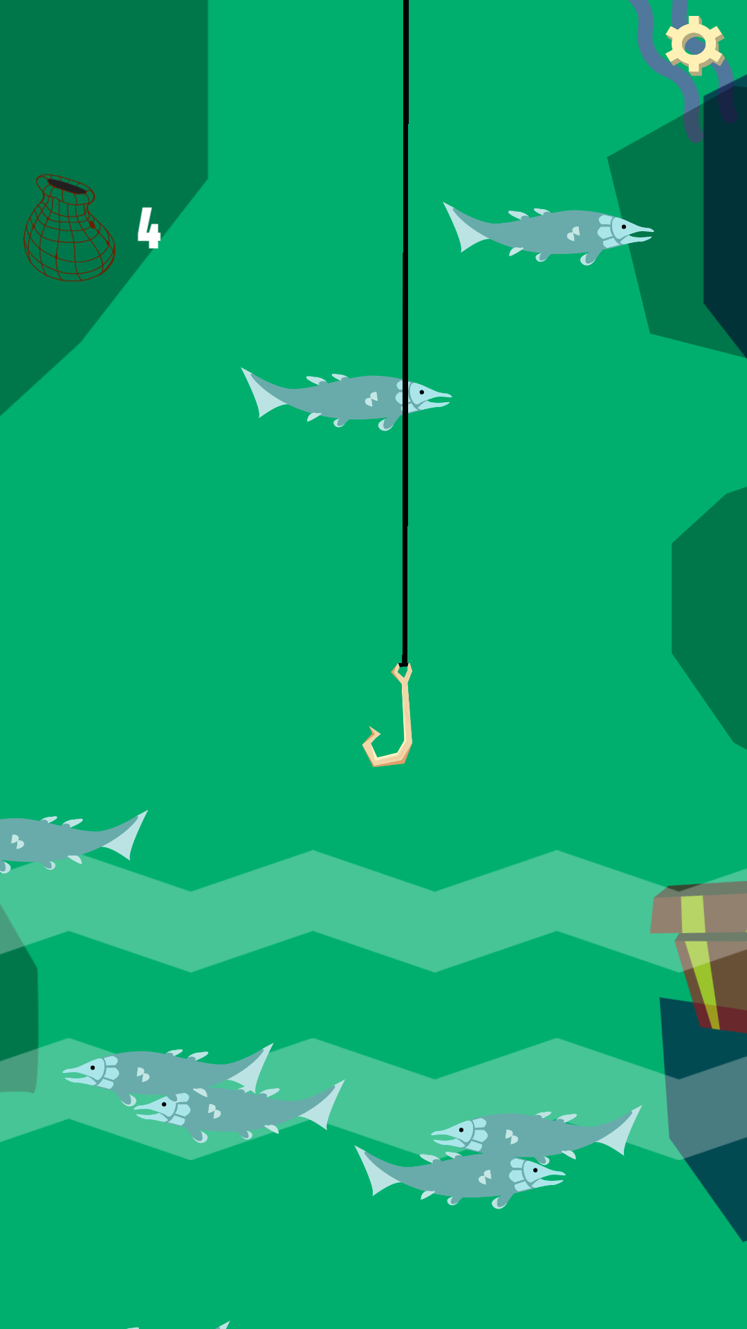 Jurassic Pond(史前侏罗钓鱼去广告版)1.1.4内购版截图2