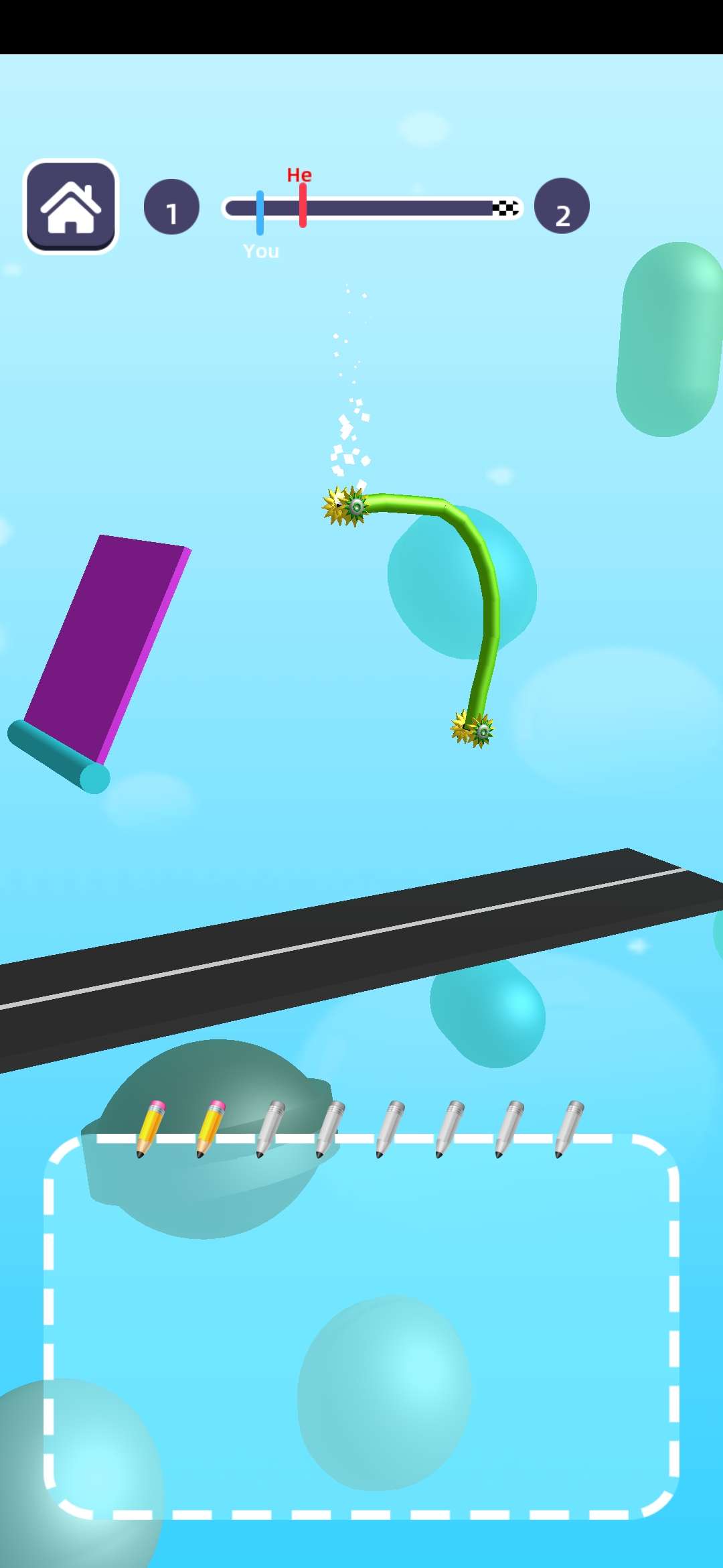 Draw Car(手画赛车划线决斗破解版)1.0.7安卓版截图2