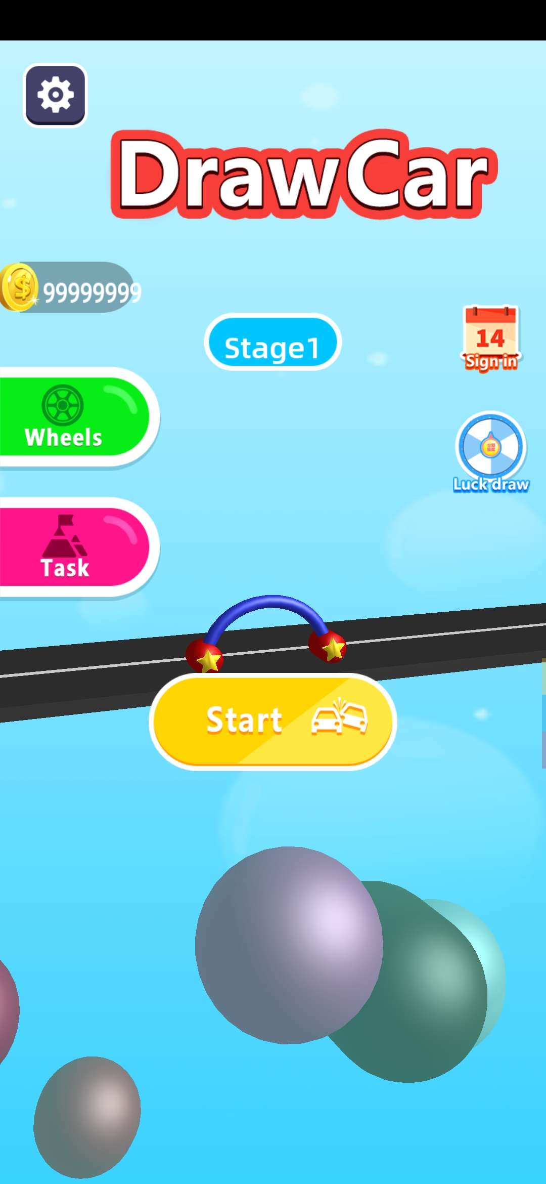 Draw Car(手画赛车划线决斗破解版)1.0.7安卓版截图0