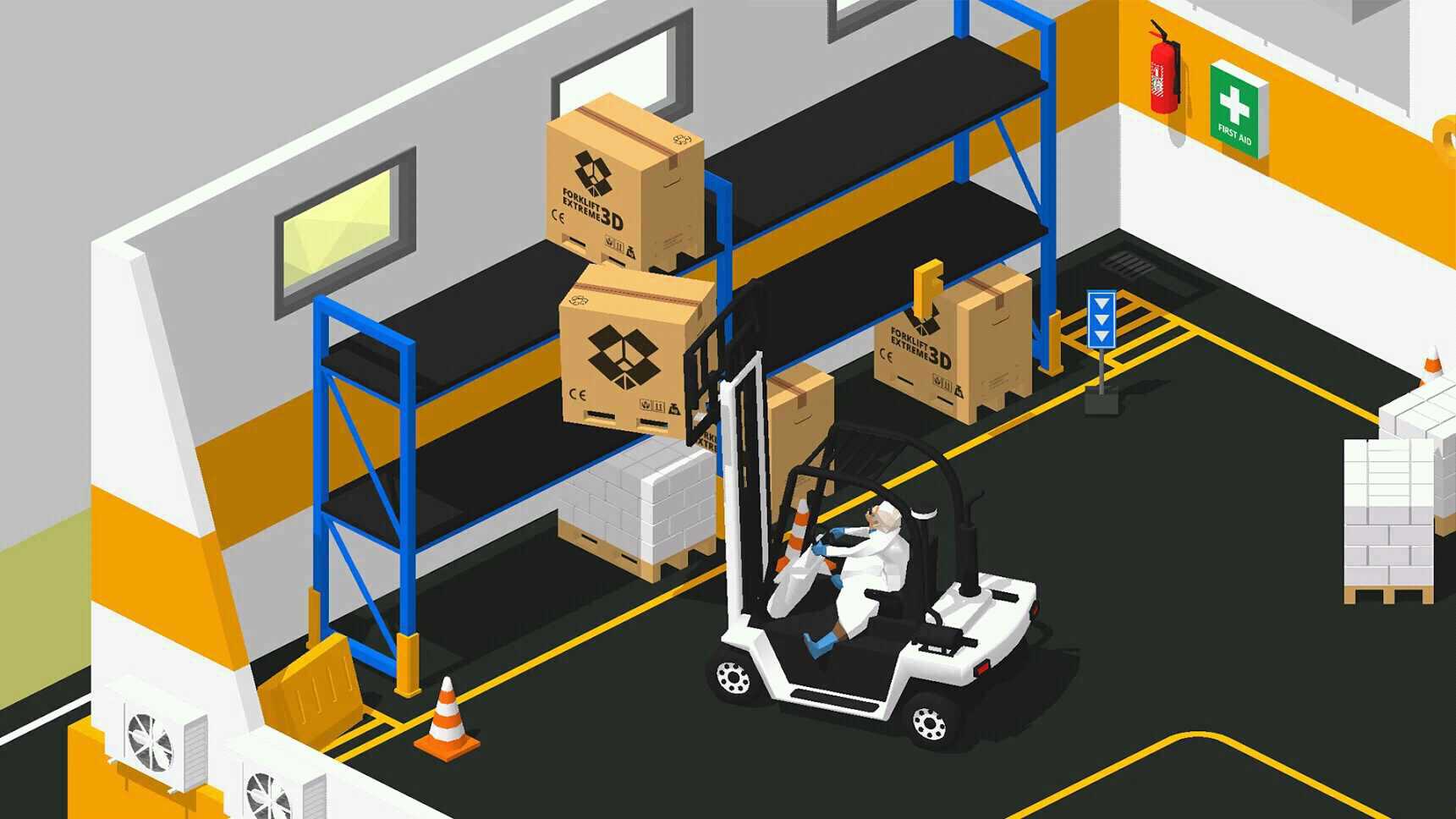 Forklift Extreme 3D(叉车3D模拟器破解版)1.0中文版截图0