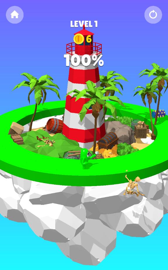 Circle Runner 360(绕圈奔跑免广告版)0.41破解版截图0