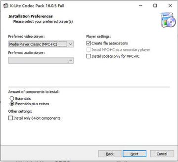 K-Lite Codec Pack(全能解码器)官方版截图0