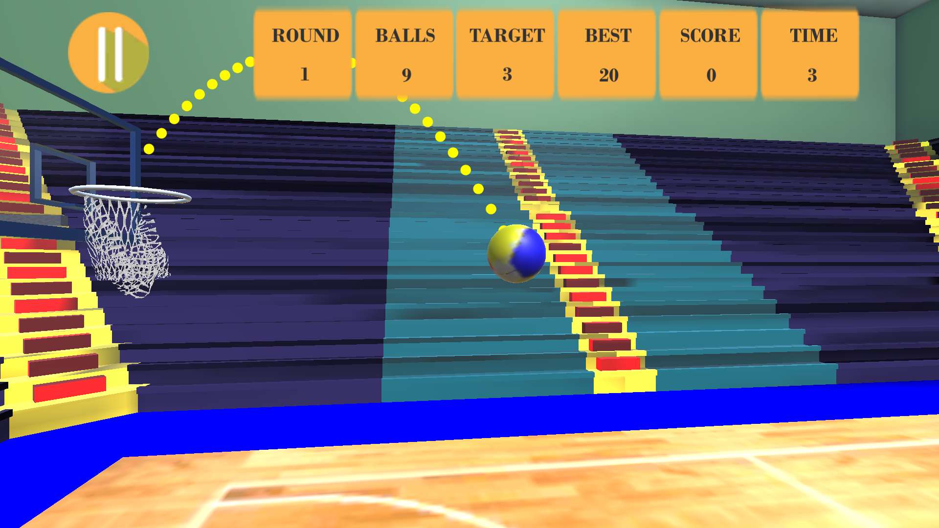 Basketball Shooting 3D(篮球上板3D无限金币版)1.4最新版截图1