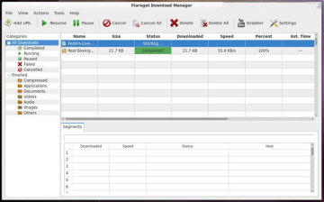 FlareGet Download Manager߳ͼ0