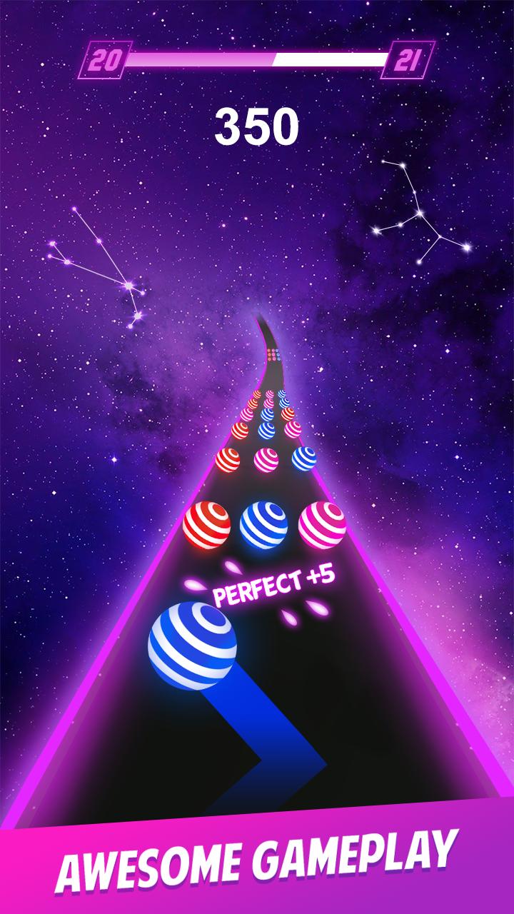 Dancing Ball Color - Road Run Game(跳舞球颜色竞速破解版)1最新版截图3