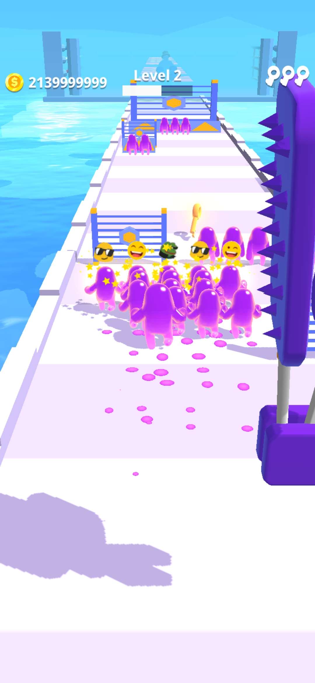 Blob Clash 3D(冲撞击3D无限金币版)1.0.2最新版截图3