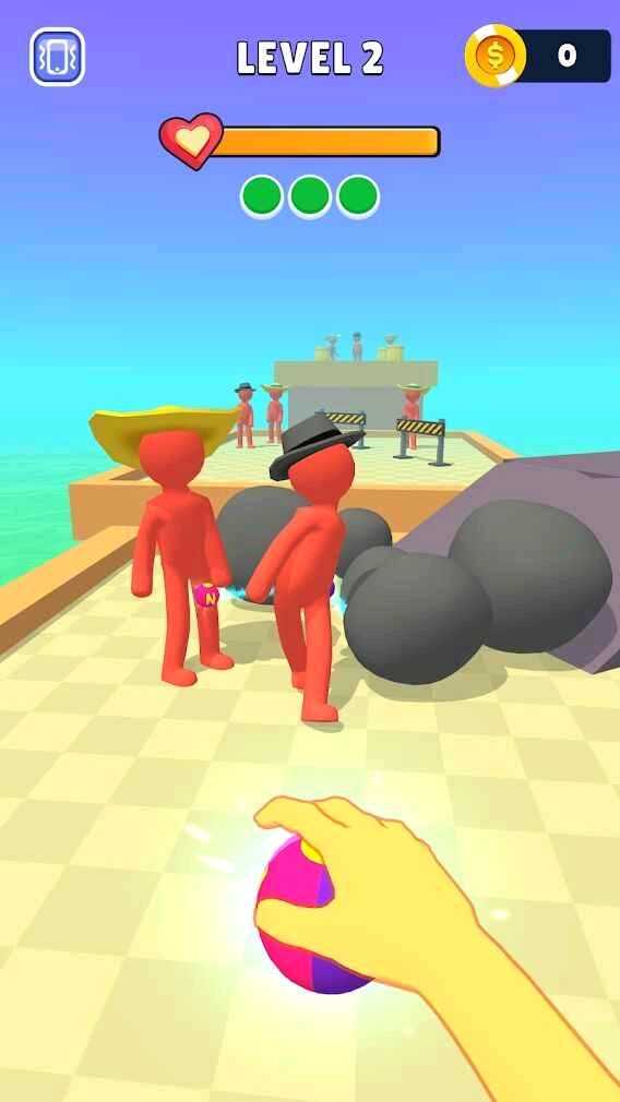 愤怒射击3D麻痹全场无限金币版0.5最新版截图1