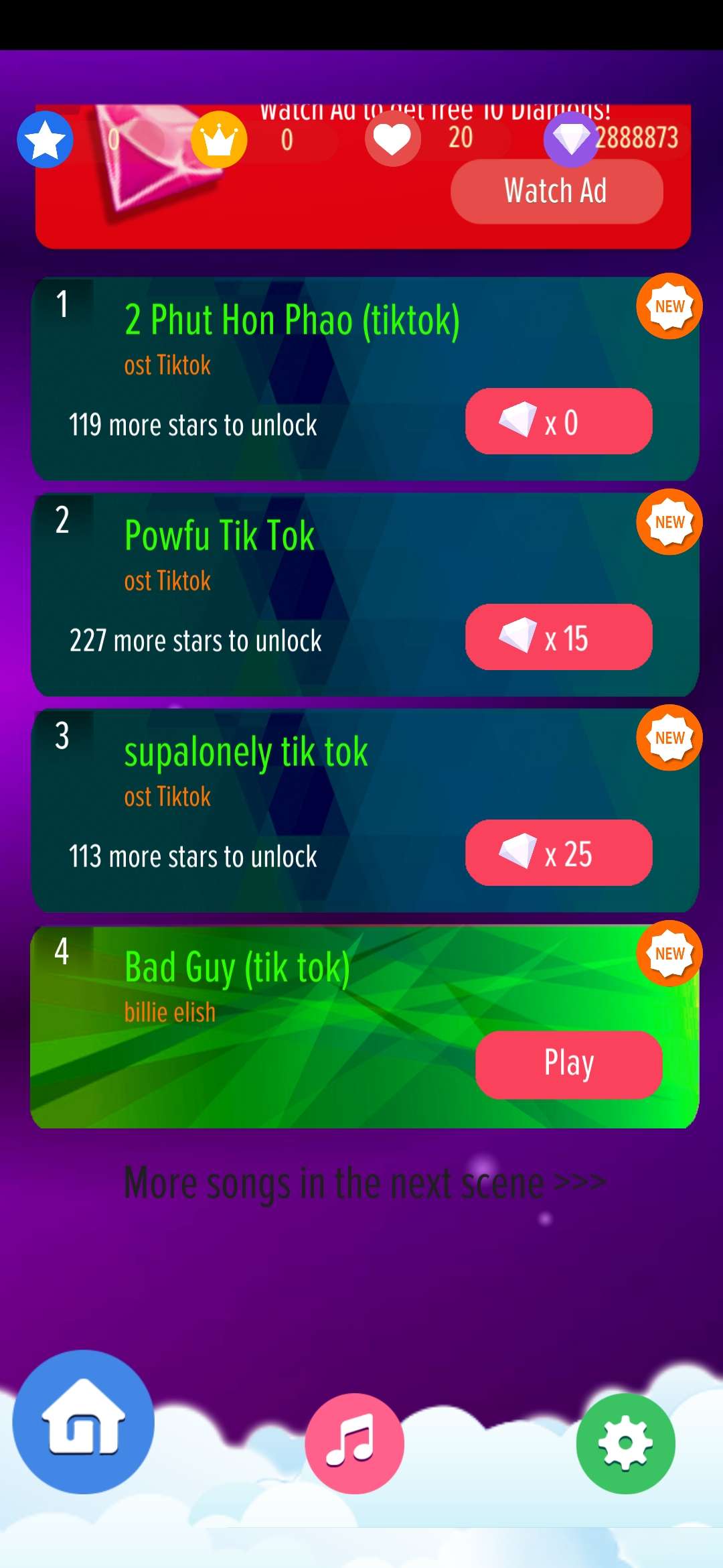 旋律音乐钢琴2无限钻石破解版1.0安卓版截图3