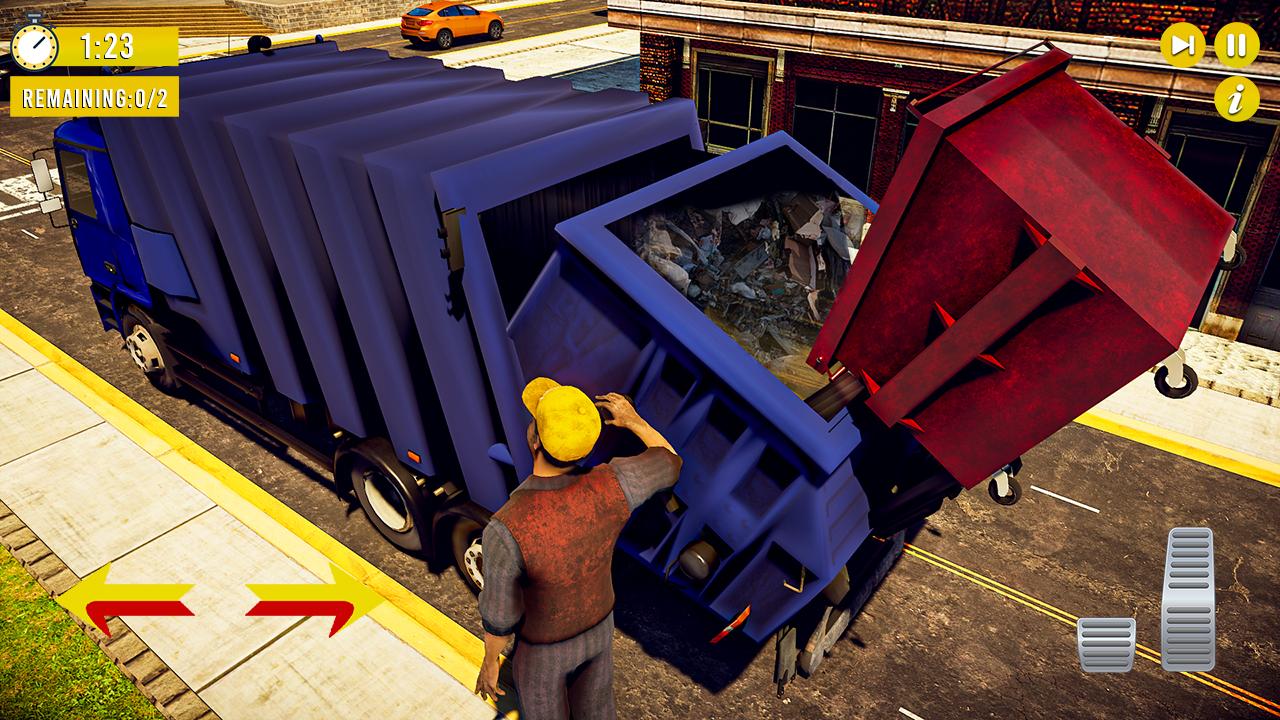 Trash Garbage Truck Simulator- Truck Driver Games(��������˾��ģ����������)1.0.0�ֻ����ͼ2