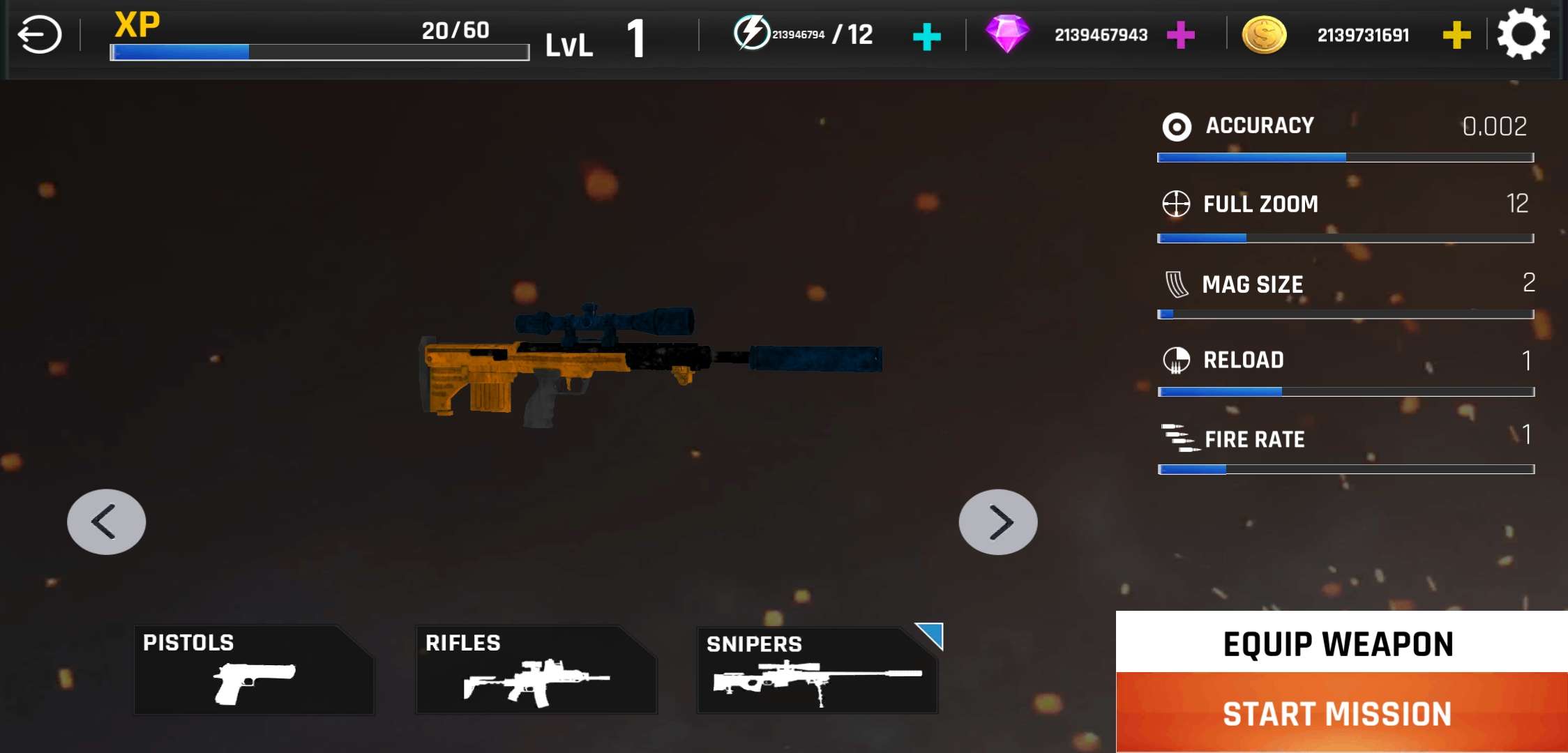 Sniper Secret mission(�ѻ������������޽����ʯ�ƽ��)1.7���°��ͼ0