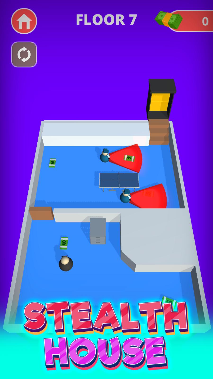 Stealth House Sneak(潜入隐形屋无限钻石破解版)2.2安卓版截图3