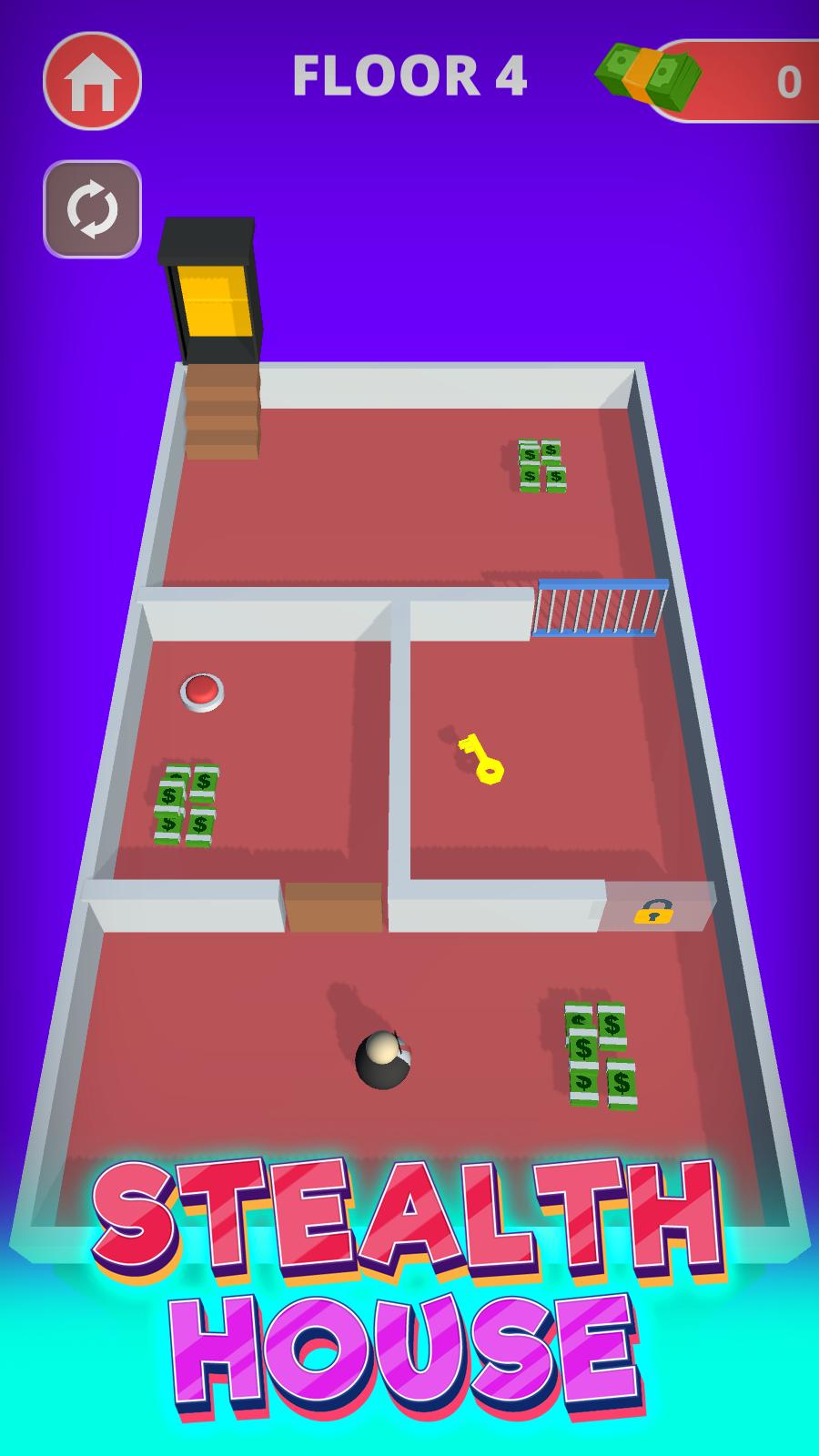 Stealth House Sneak(潜入隐形屋无限钻石破解版)2.2安卓版截图0