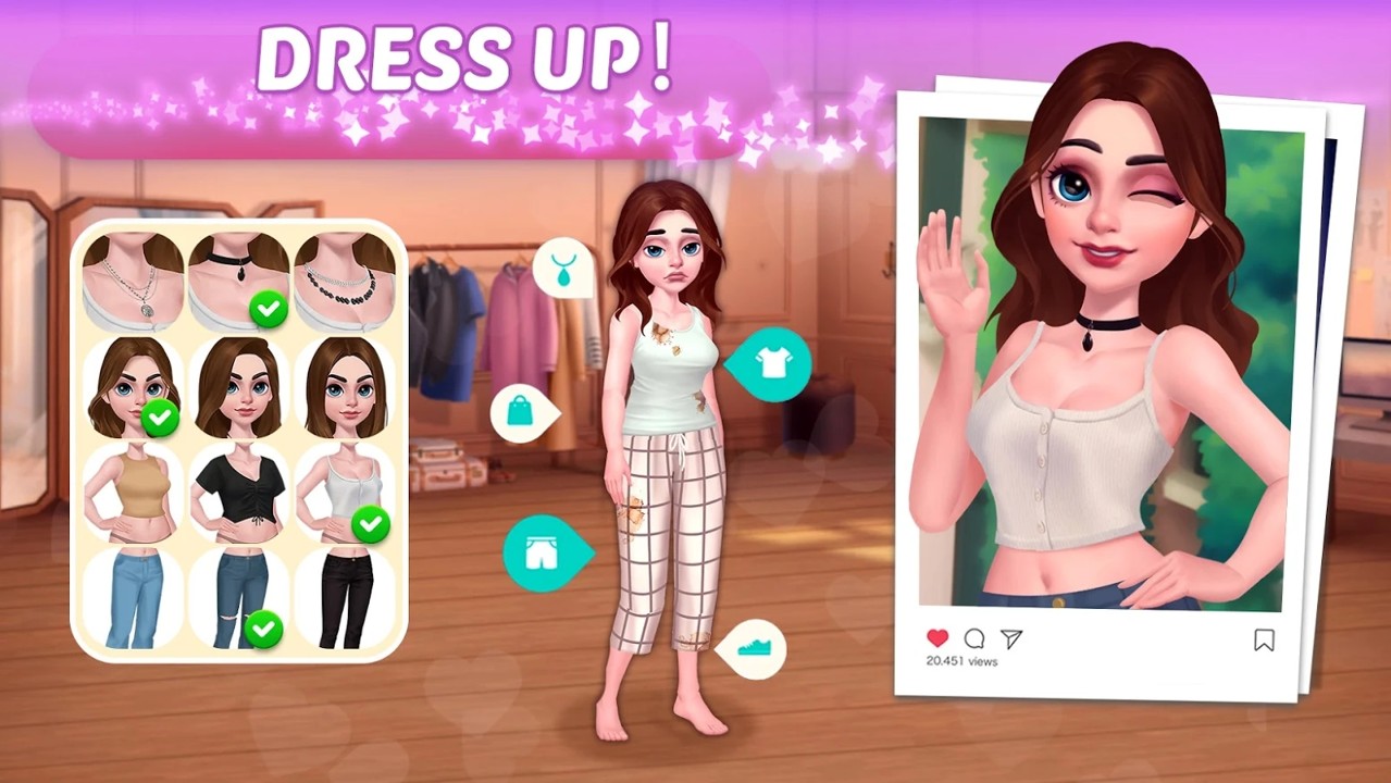 Fashion Makeover:Love Story(ʱ�д���������������)1.0.4���°��ͼ0