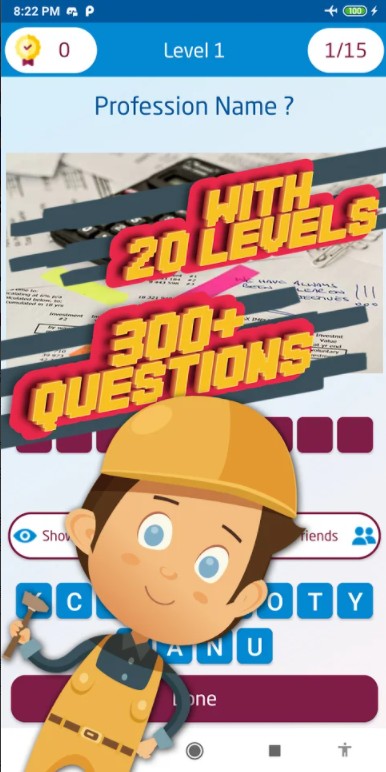 Job Quiz : Guess The Profession(�²��ҵĹ�����Ϸ)1.3��׿���ͼ1