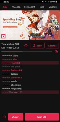 Genshin Wish Simulator(ԭ��鿨ģ����app�ֻ���)��ͼ1