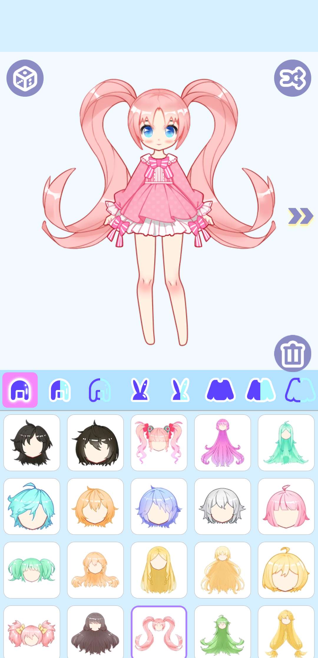 Anime Dress Up(动漫装扮破解版全服装修改版)1.1.6最新版截图1