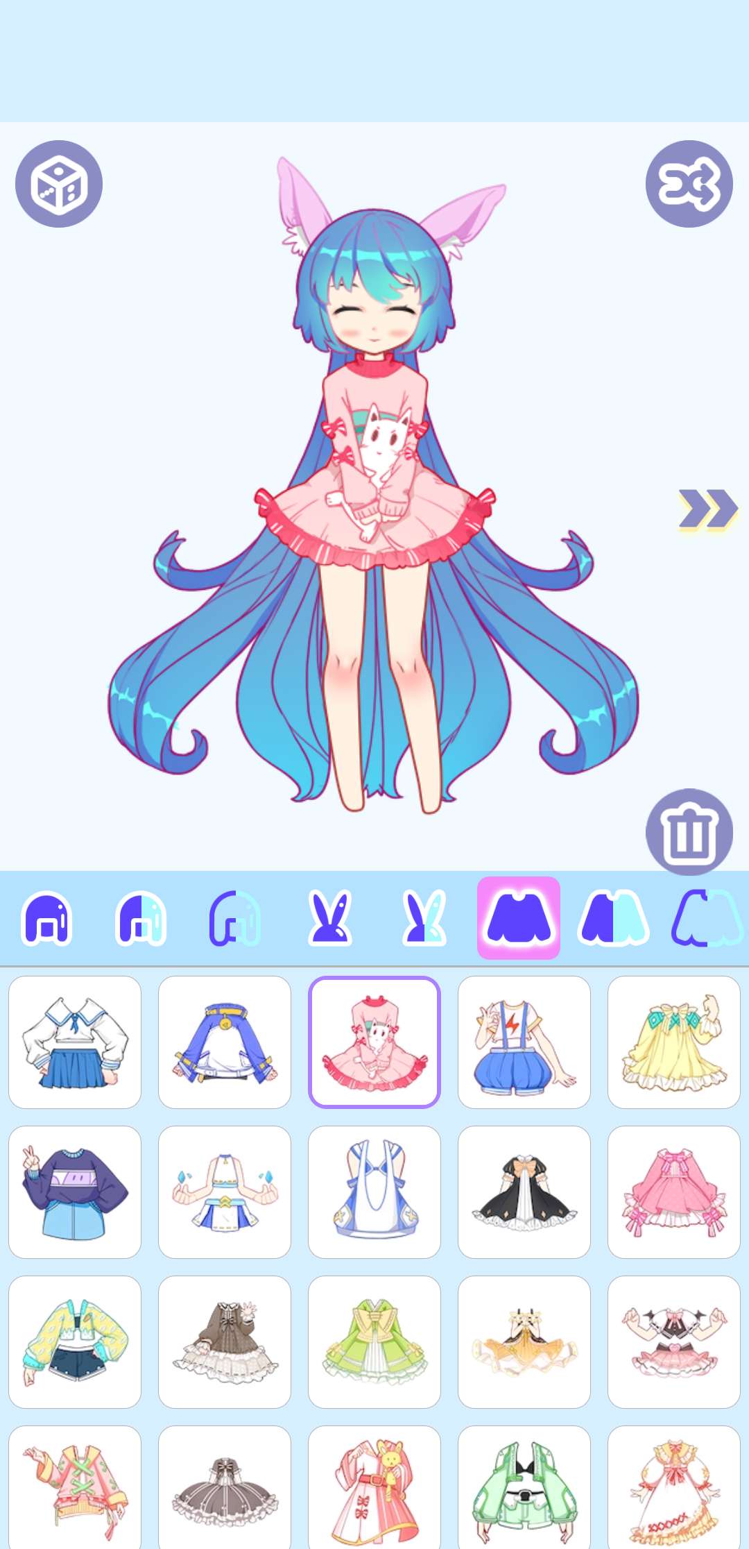 Anime Dress Up(动漫装扮破解版全服装修改版)1.1.6最新版截图3