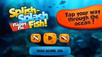 海鱼游戏冒险最新版(Splish-Splash Fish - Flappy Fin)预览图