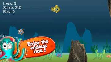 海鱼游戏冒险最新版(Splish-Splash Fish - Flappy Fin)预览图